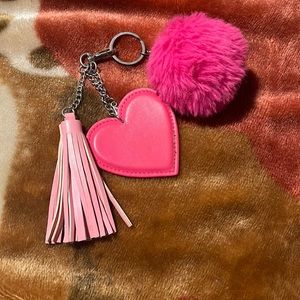 Pink key chain accessories